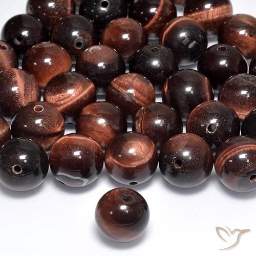 Matriz Olho de Tigre Multicolorido Natural 7.67ct, Esfera / Bola, Opaco