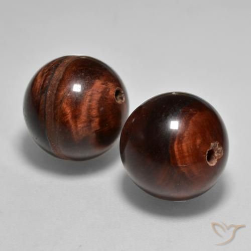 Pedras preciosas de Matriz Olho de Tigre Canela Marrom natural de 24.04 ct, Esfera / Bola, Opaco