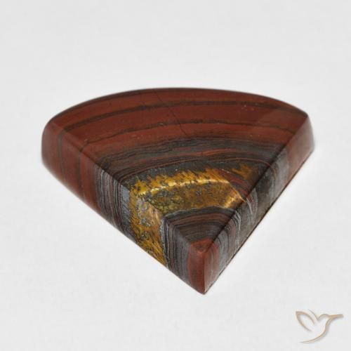 Matriz Olho de Tigre Multicolorido Natural 18.42ct, Trilhão, Opaco