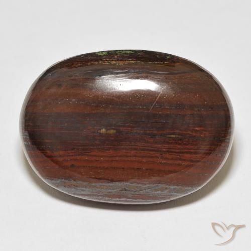 73.18ct Natural Multicolorido Matriz Olho de Tigre, oval, Opaco