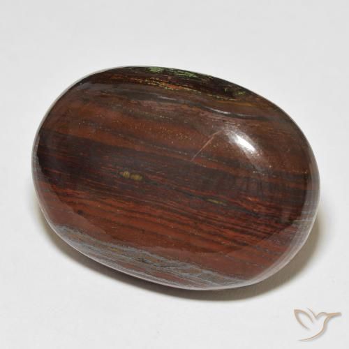 Matriz Olho de Tigre Multicolorido Natural 73.18ct, oval, Opaco