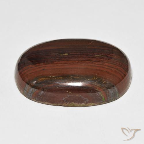 Matriz Olho de Tigre Multicolorido Natural 73.18ct, oval, Opaco