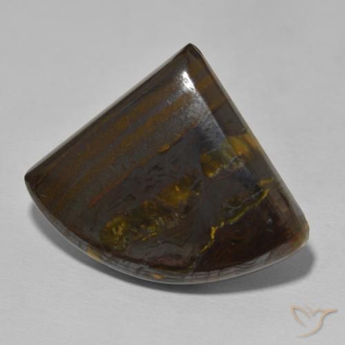 Matriz Olho de Tigre Multicolorido Natural 40.69ct, Chique, Opaco