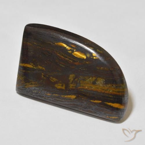 Matriz Olho de Tigre Multicolorido Natural 51.12ct, Chique, Opaco