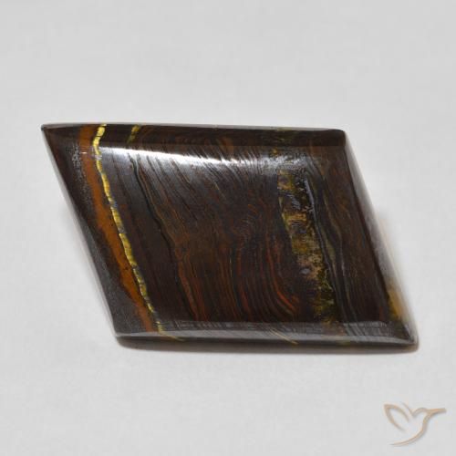 28.02ct Natural Multicolorido Matriz Olho de Tigre, Chique, Opaco