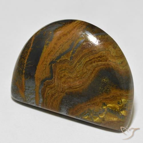 Matriz Olho de Tigre Multicolorido Natural 67.99ct, Chique, Opaco