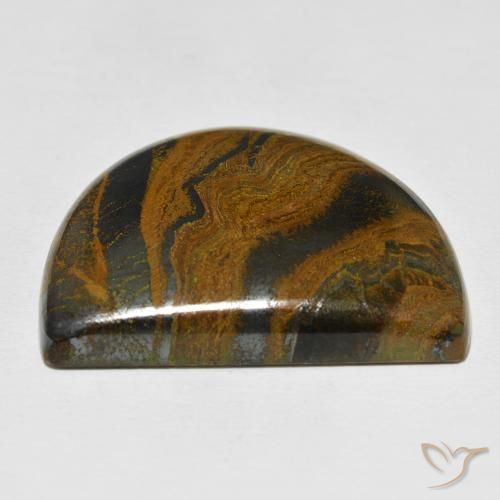 Matriz Olho de Tigre Multicolorido Natural 67.99ct, Chique, Opaco