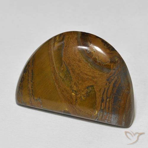 Matriz Olho de Tigre Multicolorido Natural 46.72ct, Chique, Opaco