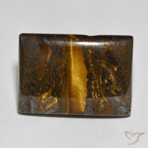 49.75ct Natural Multicolorido Matriz Olho de Tigre, baguete, Opaco