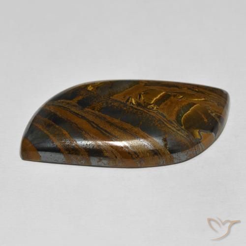 Matriz Olho de Tigre Multicolorido Natural 72.36ct, Chique, Opaco