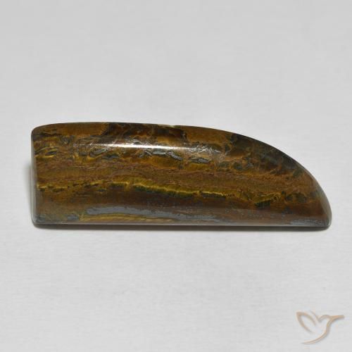 26.35ct Natural Multicolorido Matriz Olho de Tigre, Chique, Opaco