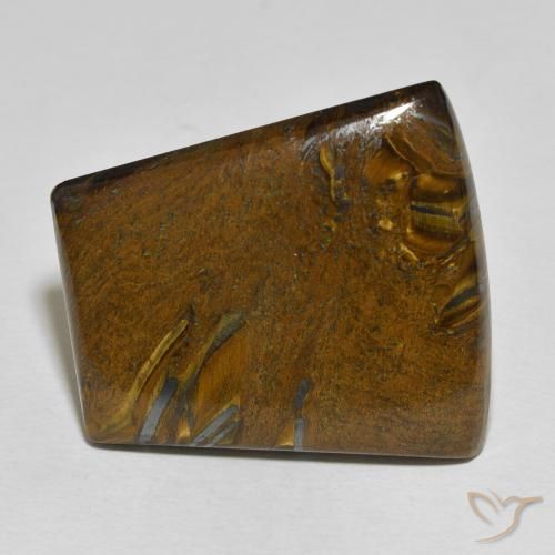 45.29ct Natural Multicolorido Matriz Olho de Tigre, baguete, Opaco