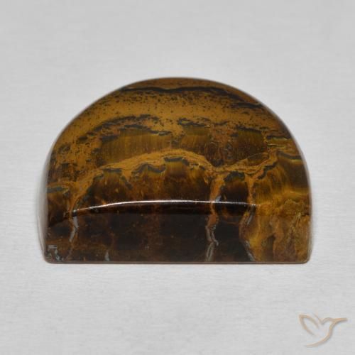 Matriz Olho de Tigre Castanho médio Natural 40.11ct, Chique, Opaco