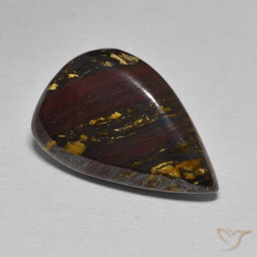 Matriz Olho de Tigre Multicolorido Natural 15.67ct, Chique, Opaco