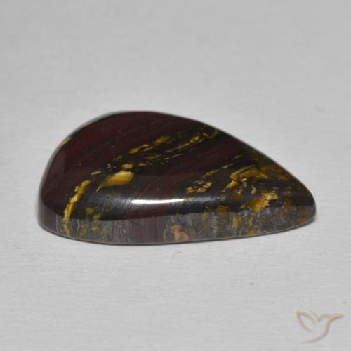 Matriz Olho de Tigre Multicolorido Natural 15.67ct, Chique, Opaco