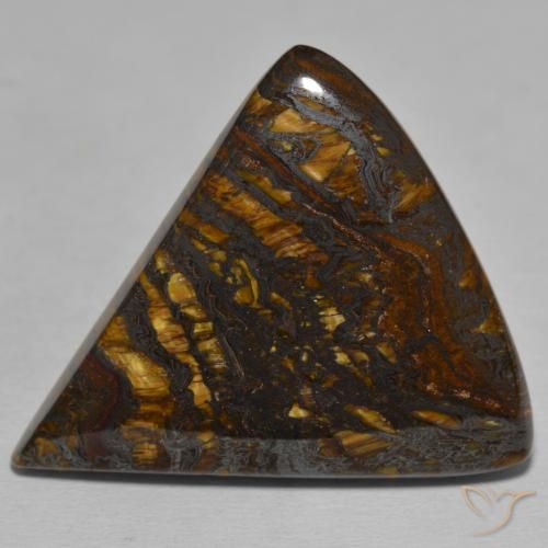 58.53ct Natural Multicolorido Matriz Olho de Tigre, Trilhão, Opaco