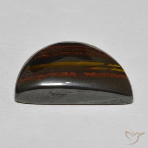 Matriz Olho de Tigre Hickory Brown Natural 20.41ct, Chique, Opaco