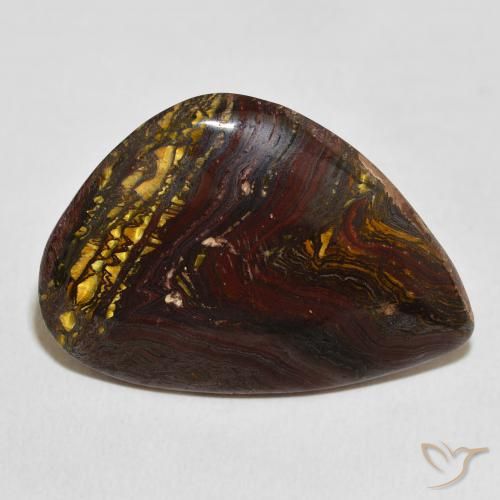 29.03ct Natural Multicolorido Matriz Olho de Tigre, Chique, Opaco