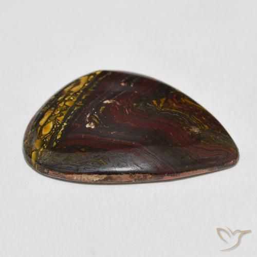 Matriz Olho de Tigre Multicolorido Natural 29.03ct, Chique, Opaco