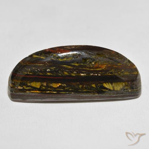 45.37ct Natural Multicolorido Matriz Olho de Tigre, Chique, Opaco
