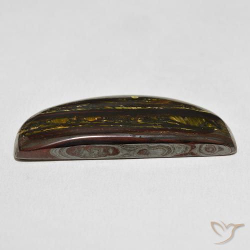 Matriz Olho de Tigre Multicolorido Natural 45.37ct, Chique, Opaco