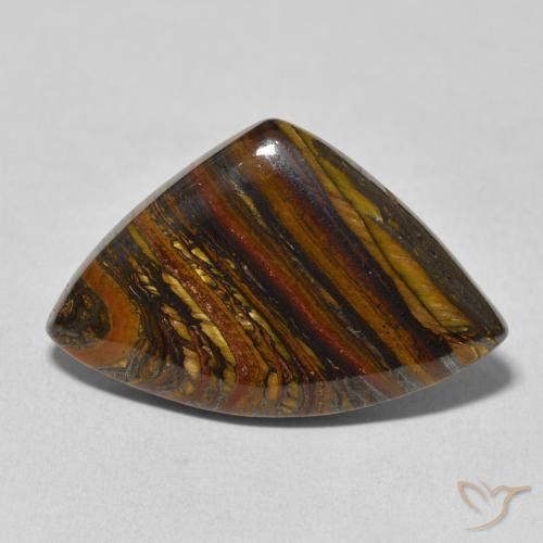 26.35ct Natural Multicolorido Matriz Olho de Tigre, Chique, Opaco
