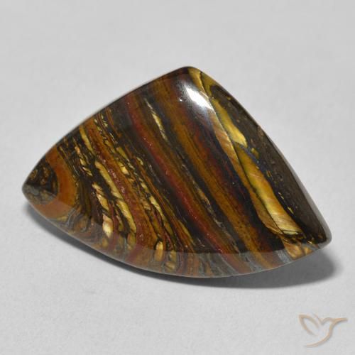 Matriz Olho de Tigre Multicolorido Natural 26.35ct, Chique, Opaco