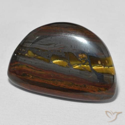 Matriz Olho de Tigre Multicolorido Natural 26.03ct, Chique, Opaco