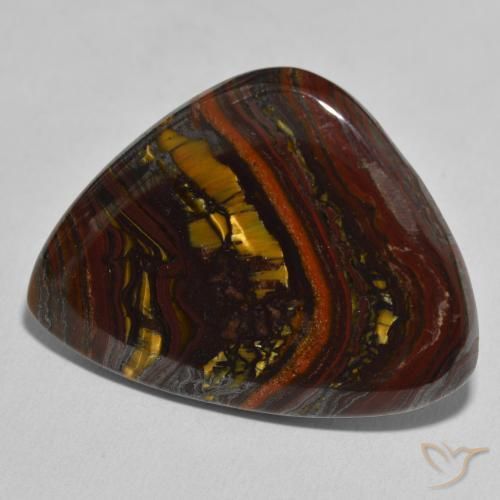 Matriz Olho de Tigre Multicolorido Natural 36.54ct, Chique, Opaco