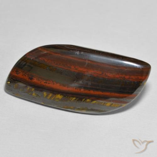 Matriz Olho de Tigre Multicolorido Natural 32.54ct, Chique, Opaco