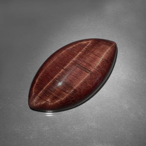 Olho de Tigre Dourado Marrom Natural 31.77ct, Marquesa, Opaco