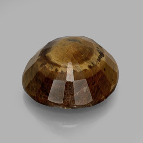 Tiger's eye marrom natural 20,85ct, corte oval, opaco