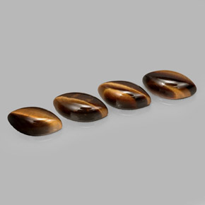 Pedras preciosas de tiger's eye marrom natural de  ct, marquise, opaco