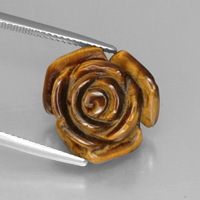 Tiger's eye multicolorido natural 12,32ct, forma extravagante, opaco