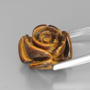Tiger's eye multicolorido natural 12,41ct, forma extravagante, opaco