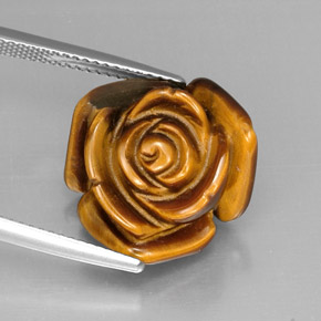 Tiger's eye multicolorido natural 12,37ct, forma extravagante, opaco