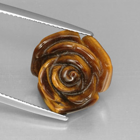 Tiger's eye multicolorido natural 11,35ct, forma extravagante, opaco