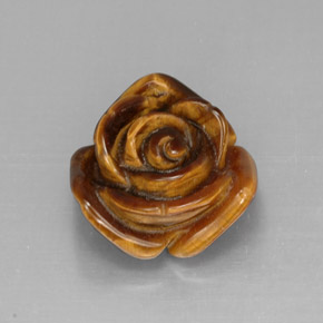 Tiger's eye multicolorido natural 11,35ct, forma extravagante, opaco