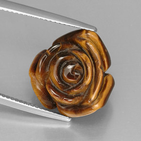 Tiger's eye multicolorido natural 13,03ct, forma extravagante, opaco