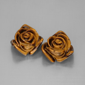 Pedras preciosas de tiger's eye marrom natural de  ct, forma extravagante, opaco
