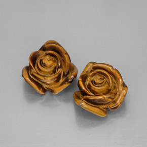 Pedras preciosas de tiger's eye marrom natural de  ct, forma extravagante, opaco
