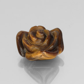 Tiger's eye marrom natural 9,71ct, forma extravagante, opaco