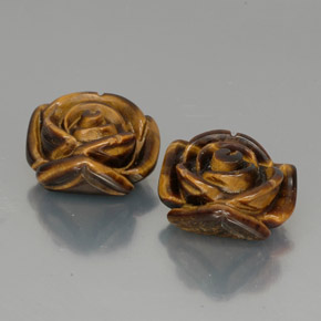 Pedras preciosas de tiger's eye marrom natural de  ct, forma extravagante, opaco