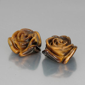 Pedras preciosas de tiger's eye marrom natural de  ct, forma extravagante, opaco