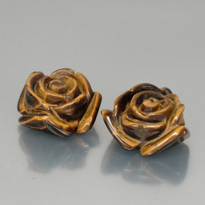 Pedras preciosas de tiger's eye marrom natural de  ct, forma extravagante, opaco