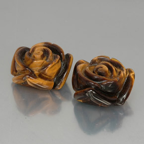 Pedras preciosas de tiger's eye marrom natural de  ct, forma extravagante, opaco