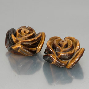 Pedras preciosas de tiger's eye marrom natural de  ct, forma extravagante, opaco