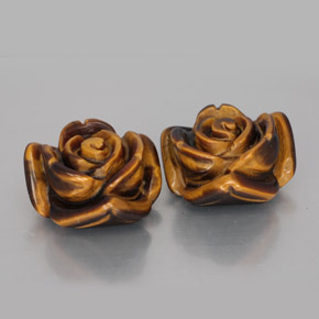 Pedras preciosas de tiger's eye marrom natural de  ct, forma extravagante, opaco