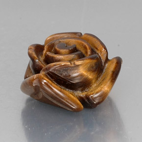 Tiger's eye marrom natural 11,88ct, forma extravagante, opaco