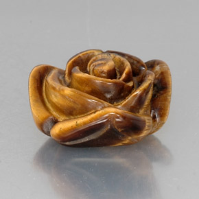 Tiger's eye marrom natural 10,53ct, forma extravagante, opaco